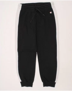 CHAMPION Girls Tracksuit Trousers Joggers 11-12 Years Large  Black DH10 - Picture 1 of 3