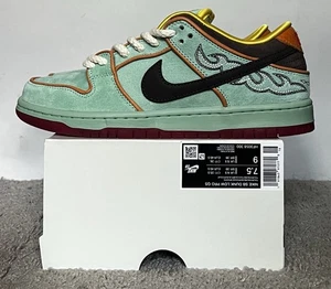 Size 7.5M- Nike Dunk SB Low PRO QS Rodeo Tourmaline Green HF3058-300 - Picture 1 of 5