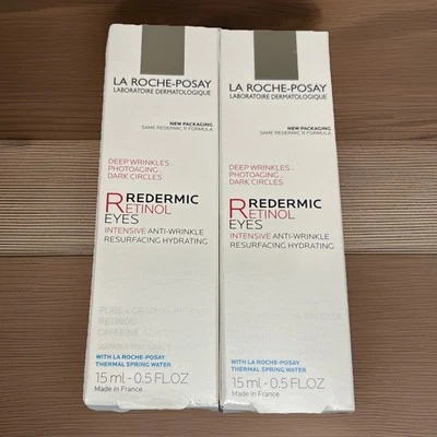 La Roche-Posay Redermic Retinol Eyes 0.5 FL OZ. 15ml 02/2028 New *2 Pack* - Image 1 of 2
