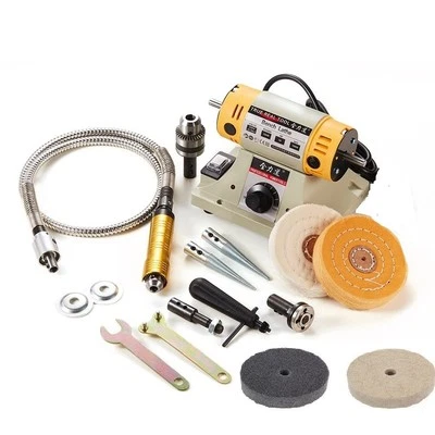 110V 350W Adjustable Speed Bench Grinder Polishing Machine For DIY Woodworkin... - Image 1 of 4