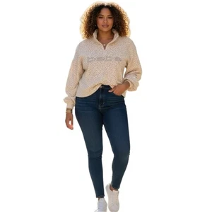 Suéter Bebe Fleece 1/4 Cremallera Pull Over Bordado Logo Talla 2X - Imagen 1 de 5