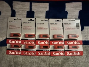 LOT 10x SanDisk 64GB ULTRA USB 3.0 Flash Drive SDCZ48-064G-A46R - Picture 1 of 1