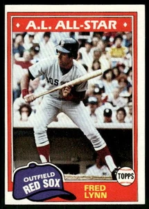1981 Topps Fred Lynn #720 Boston Red Sox D - Picture 1 of 2