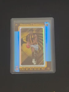 2025 AFL TEAMCOACH BLUE PARALLEL CARD - MASSIMO D'AMBROSIO HAWTHORN HAWKS #29 - Picture 1 of 1