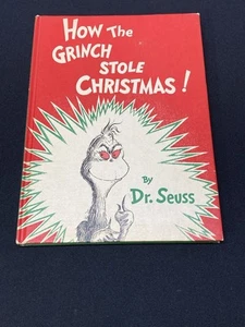 NICE Original 1957 1st Edition How the Grinch Stole Christmas" by Dr. Seuss BOOK - Picture 1 of 13