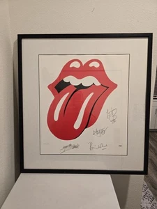 (RARO) 1994 The Rolling Stones No. 1996/2500 edición limitada Labios y lengua 1960 sin certificado de autenticidad - Imagen 1 de 19