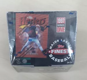 Topps Finest Baseball Series 1 1997 Hobby Box 24 paquetes cubierta sellada Jack McDowell - Imagen 1 de 5