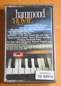 Musikkassette HAMMOND ROYAL (Polydor) 1968 James Last, T.W.Ardy, Roberto Delgado