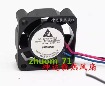 1PC DELTA AFB02505MA-C 5V 0.1A 2510 3 wire cooling fan - Image 1 of 2