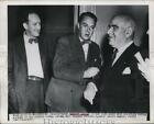 1949 Press Photo Herbert Lehman With Reporters At U.S. Capitol - Nef21784