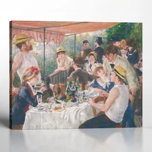 Famous Art Prints, Fine Art Prints on Canvas, Luncheon of the Boating Party - Picture 1 of 12