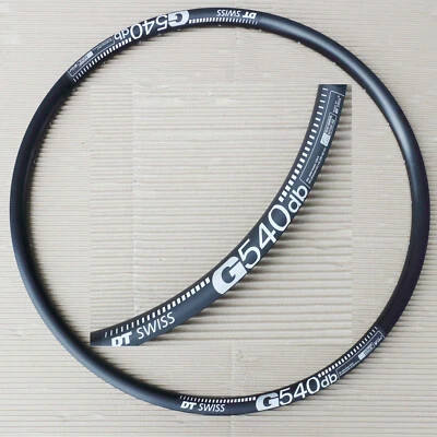 DT Swiss Gravelbike Felge G 540 DB 29" 622-24 24 Loch schwarz - Bild 1 von 4