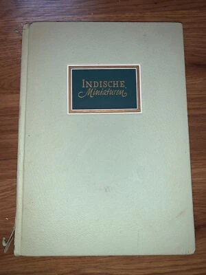 Indian Miniatures Ernst Kuhnel German Illustrated Hardcover Book - Image 1 of 4
