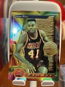 1993-94 Topps Finest GLEN RICE #15 Heat - Picture 1 of 2