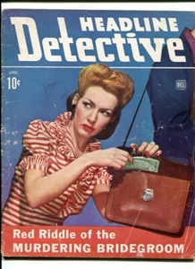 MAG: DETECTIVE TITULAR-1944-ABRIL-MUJER ROBANDO DINERO EN MUY BUEN ESTADO - Imagen 1 de 1