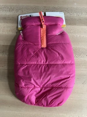 NUEVO CON ETIQUETAS Botas y Chaleco Barkley Puffy Perro, Pequeño ~ Rosa Brillante Foto 1 de 4