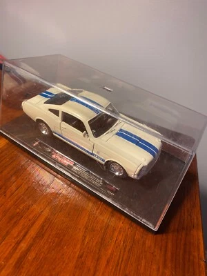 Ford MUSTANG Shelby GT350 1966 New-Ray Hertz White Blue 1/32" 5 3/4" - Image 1 of 4