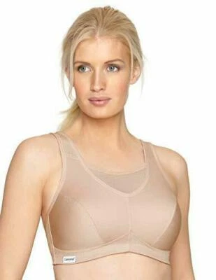 Sujetador deportivo GLAMORISE 40G Magic Lift Café Cami copa suave estilo 1066 nuevo sin etiquetas Foto 1 de 3