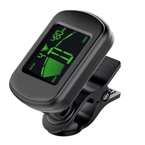 Lightweight Reliable Clip-on Liquid Crystal Tuner for Guitar Bass Violin Ukulele - Picture 1 of 5
