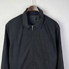 Men's Vintage YSL Yves Saint Laurent Harrington Black Jacket Black Label Size XL