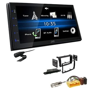 JVC 2 DIN Digital Autoradio Bluetooth USB für Mazda 3 2003-2009 schwarz - Bild 1 von 5