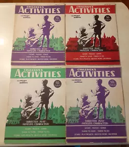 Vintage Kinder Aktivitäten für Haus und Schule Zeitschrift 4 Stück 40er Jahre Ostern - Bild 1 von 24