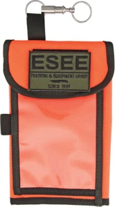 ESEE Logo Orange Map Case w/ Rain Flap External Pockets Survival Pouch MAPCASEor - Picture 1 of 1