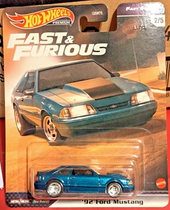 Hot Wheels '92 Ford Mustang Fast & Furious Fast Stars #2/5 - Picture 1 of 1