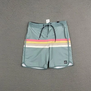 RIP CURL Mirage Board Shorts Boys Size 14/28 Multicolor Striped Surfer Beach - Picture 1 of 7