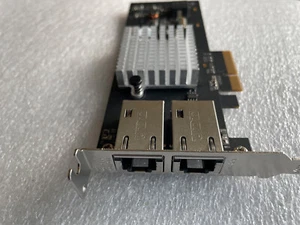 StarTech ST10GPEXNDPI 2-port PCIe 10GBase-T NIC ( Intel X550 -T2 Based) LP - Picture 1 of 2