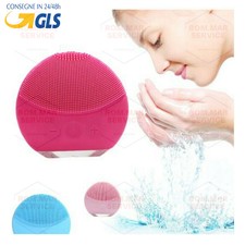 MINI SPAZZOLA ELETTRICA DI SILICONE ESFOLIAZIONE PULIZIA E CURA DEL VISO