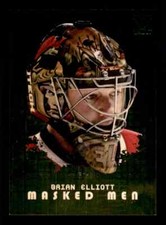2008-09 Between The Pipes Masked Men Gold Vault Brian Elliott #/10 (ref 70294)