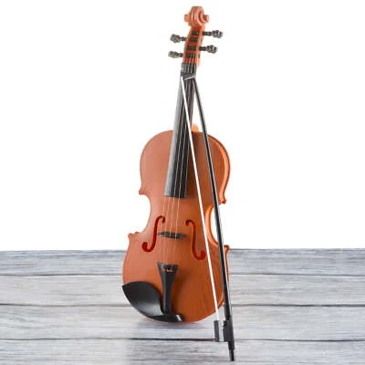 Violín de juguete para niños con 4 cuerdas ajustables y arco - sonido musical, regalo Foto 1 de 4