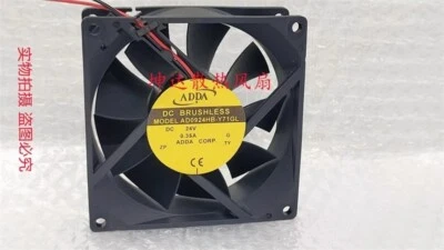 ADDA AD0924HB-Y71GL 24V 0.35A 9232 9cm Cooling Fan - Image 1 of 3
