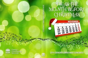 2014 SENIORS CHRISTMAS CONCERTS NSW - 'TWAS THE MONTH - DVD-New-Never played-R 4 - Picture 1 of 2