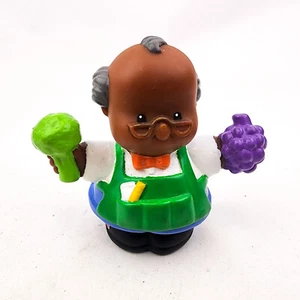 Fisher Price Little People SAM GROCER MAN African American Grocery Store 2004 b - Picture 1 of 7