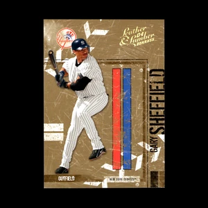 2004 Donruss Gary Sheffield Leather & Lumber Gold #98 New York Yankees /25 - Picture 1 of 2