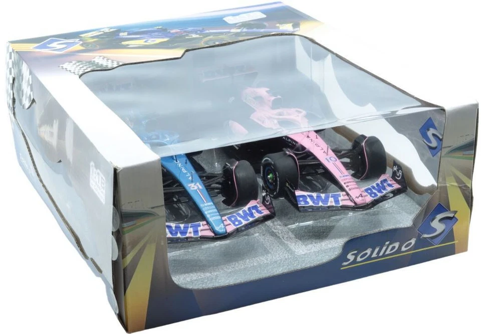 1:18 Solido SOL 180016 Alpine A523 Launch Livery 2 Car set 2023 - Image 1 of 1