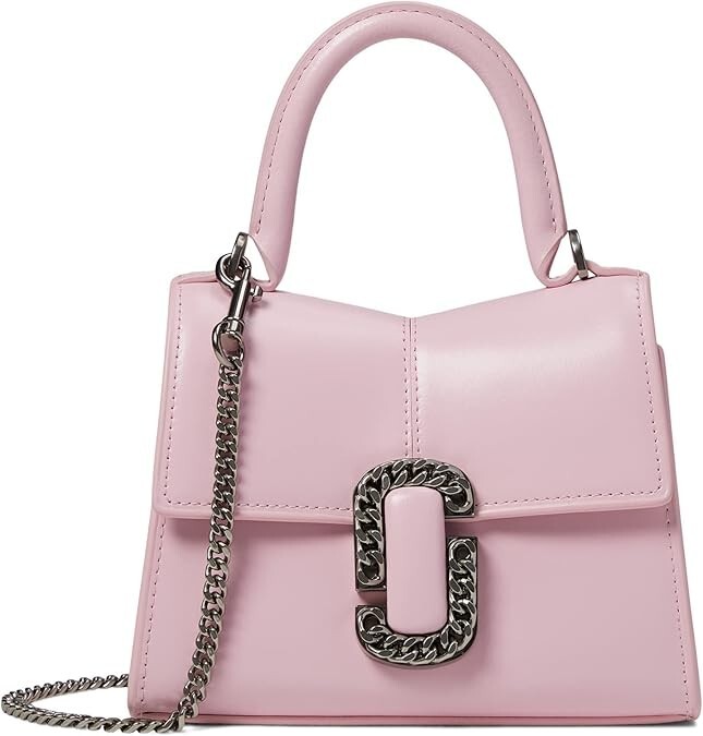 ハンドバッグ MARC JACOBS Woman Handbag Pink 2P5HSC004H03 678 Marc Jacobs Mini Grind Candy Pink Patent Leather Crossbody