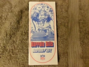 1972 BUFFALO BILLS MEDIA GUIDE ANNUARIO OJ SIMPSON libro stampa programma NFL AD - Foto 1 di 2