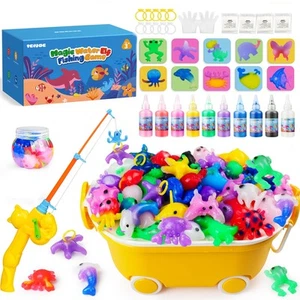 Magic Water Elf Toy Kit, DIY Aqua Fairy Water Gel Kit with 10 Molds & 10 Colo... - Picture 1 of 8