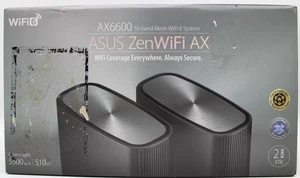ASUS ZenWiFi AX6600 Tri-Band Mesh WiFi 6 System (XT8 2PK) - Zdjęcie 1 z 11
