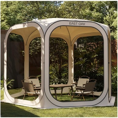 10x10 FT Portable Screen House Tent - Instant Pop-Up Canopy for Outdoor Comfort - Image 1 of 4