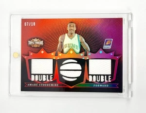 #/18 RED REFRACTOR TRIPLE PATCH SP 2006-07 Topps Triple Threads Amare Stoudemire - Picture 1 of 2