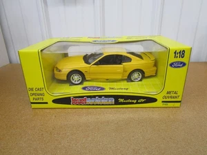 1994 Ford Mustang GT coupe 1/18 yellow box JOUEF EVOLUTION muscle car - Picture 1 of 5