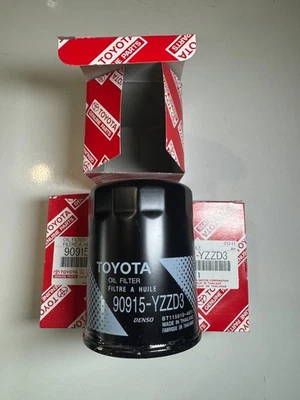 Filtro de óleo genuíno Toyota Lexus lote oF (3) OEM 90915-YZZD3 FO-11 - Imagem 1 de 2