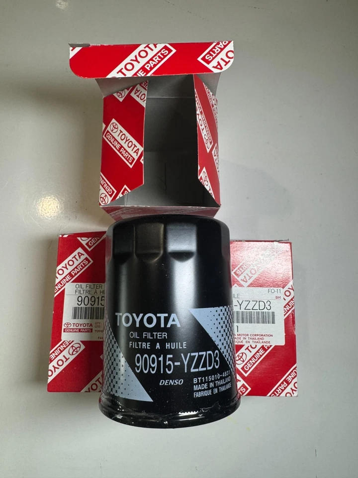 正品丰田雷克萨斯滤油器 批量 oF (3) 原始设备制造商 90915-YZZD3 FO-11 — 第 1/2 张图片