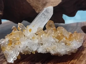 Beautiful Quartz Cluster With Iron Inclusions - Picture 1 of 5