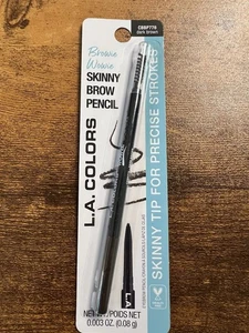 L.A. Colors  Browie Wowie Skinny Brow Pencil, Dark Brown, CBBP776 - Picture 1 of 2