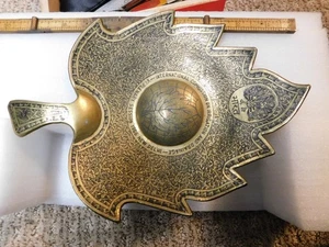 1966 Messing Internationale Kommission Bewässerung & Entwässerung Gedenk Aschenbecher - Bild 1 von 9